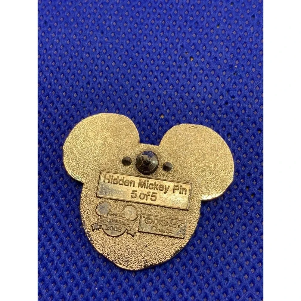2009 Mickey Disney pin Yellow Face Colorful Mickeys Hidden Mickey